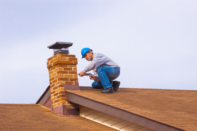 Chimney Tuckpointing in Fall